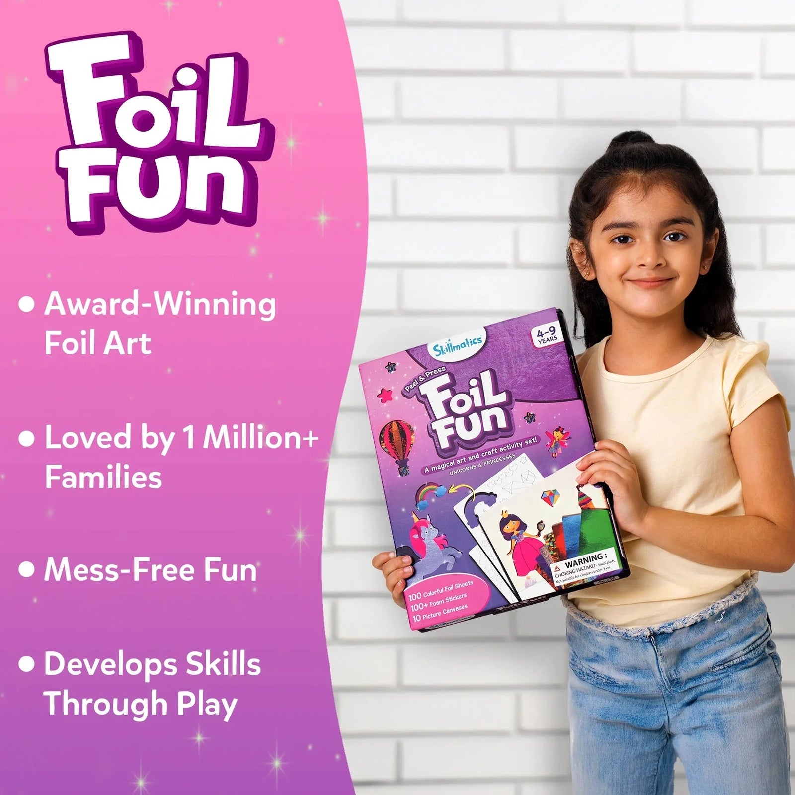 Skillmatics Foil Fun: Unicorns & Princesses