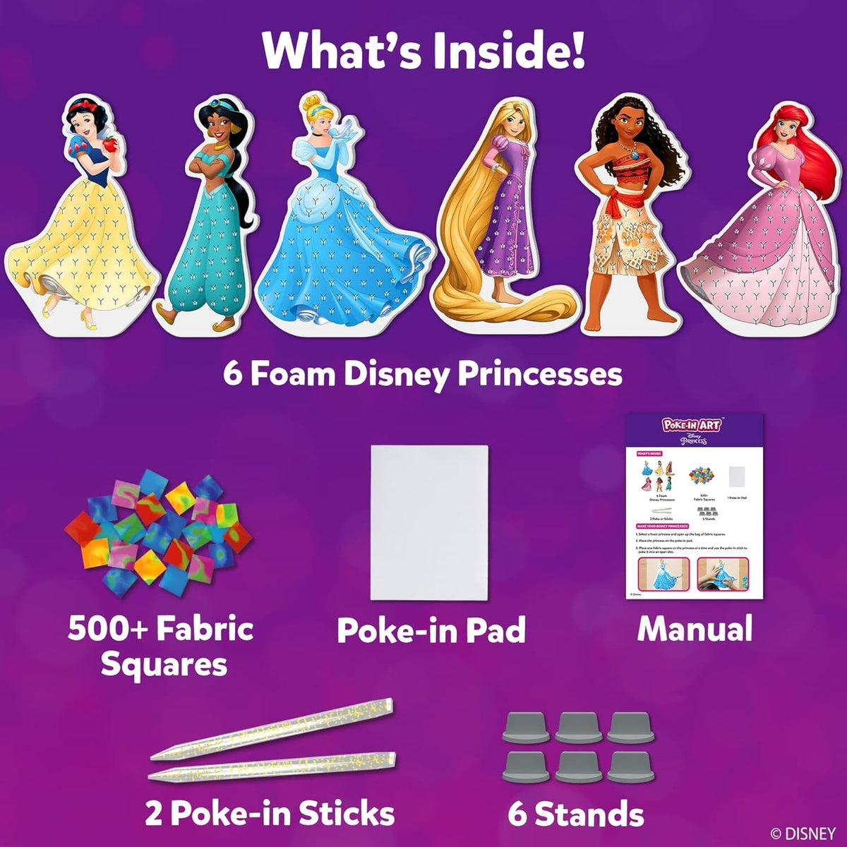 Skillmatics Poke-In Art: Disney Princess