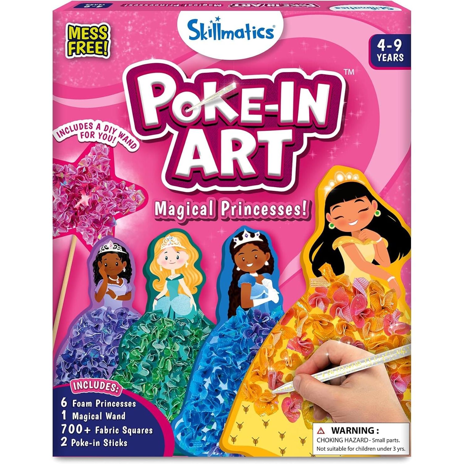 Skillmatics Poke-In Art: Magical Princesses