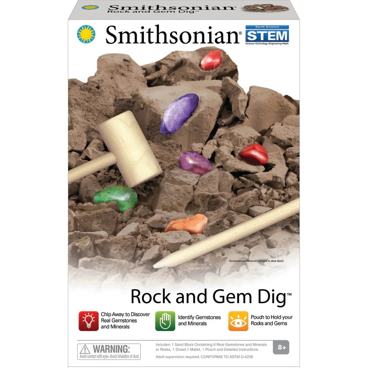 Smithsonian Rock and Gem Dig Kit