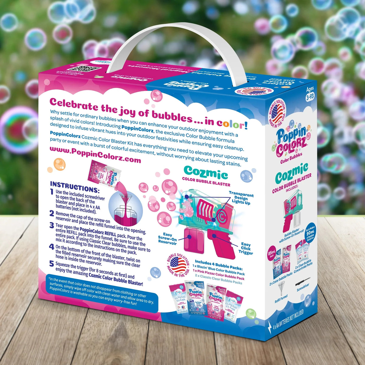 South Beach Bubbles PoppinColorz Cozmic: Color Bubble Blaster