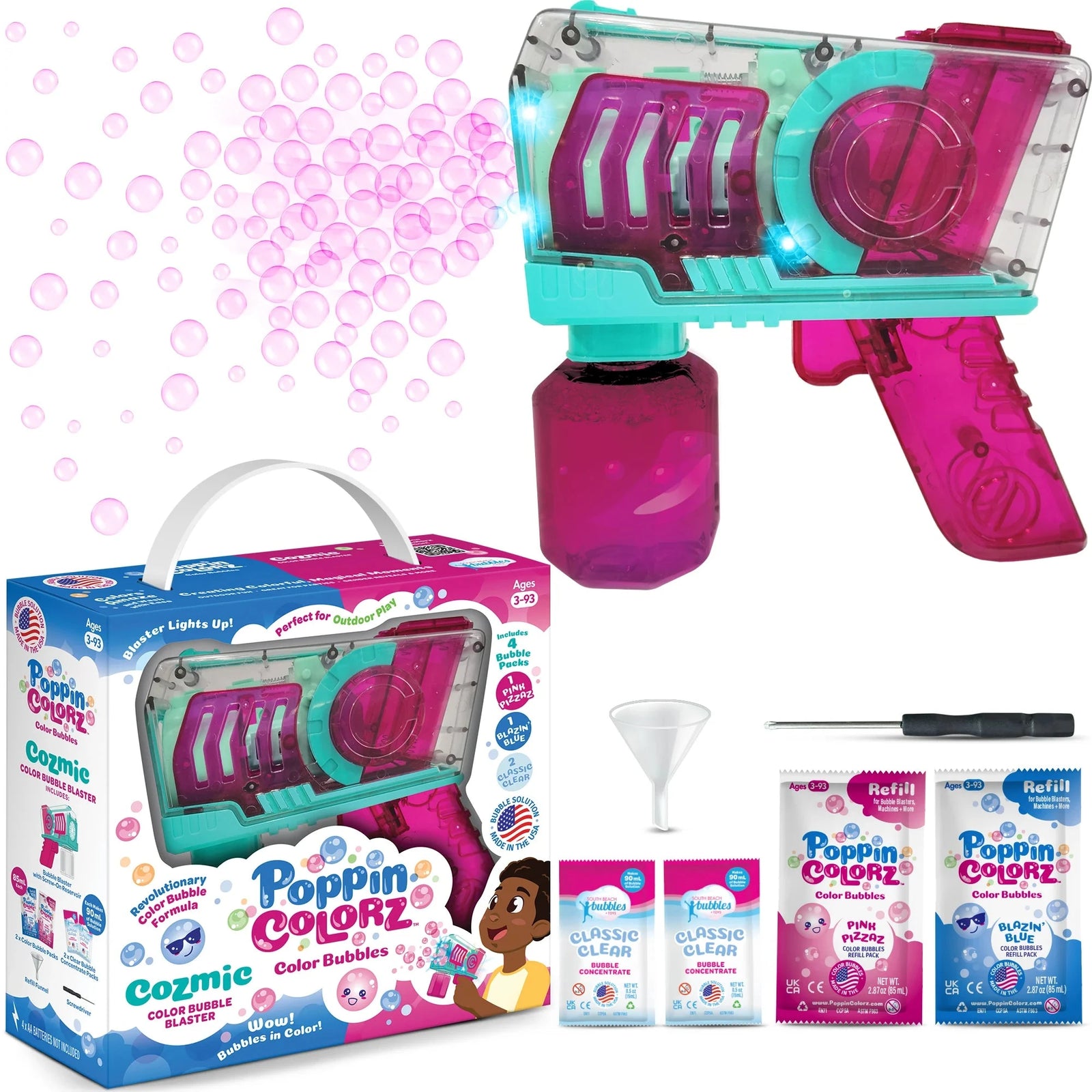 South Beach Bubbles PoppinColorz Cozmic: Color Bubble Blaster