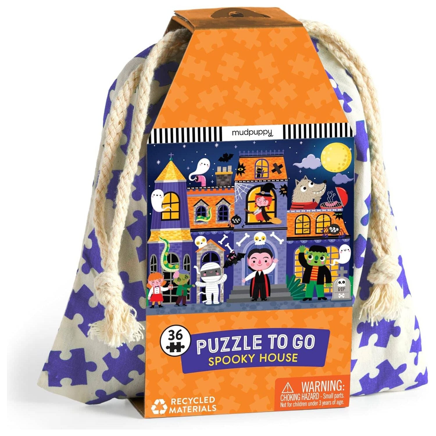 Spooky House 36 Piece Puzzle To Go -- by MudPuppy
