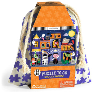 Spooky House 36 Piece Puzzle To Go -- by MudPuppy