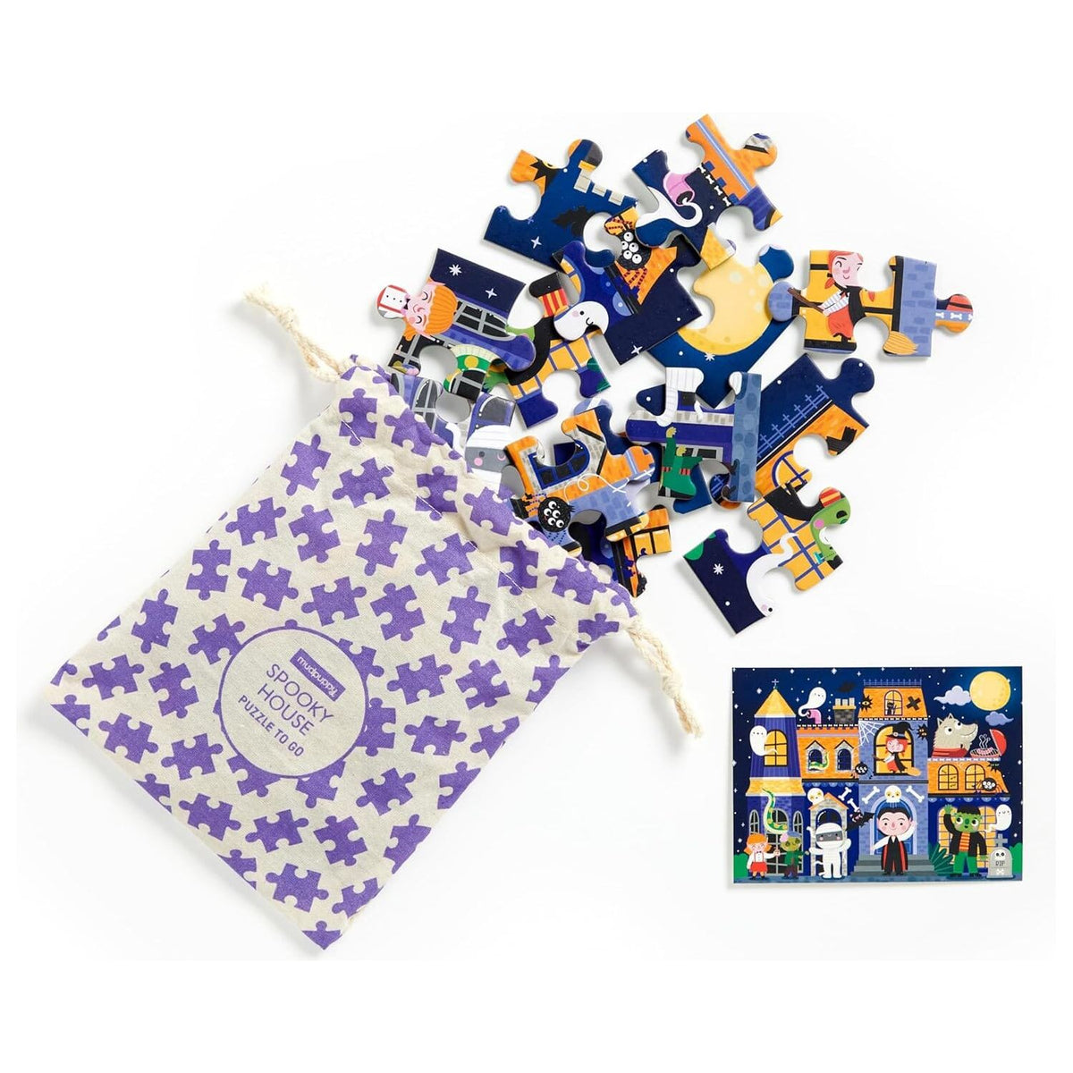 Spooky House 36 Piece Puzzle To Go -- by MudPuppy