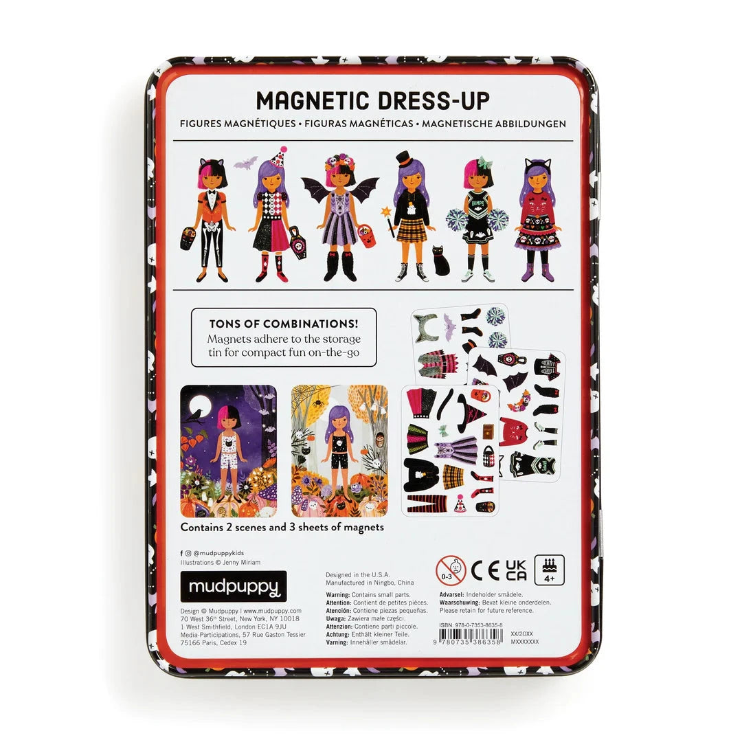 Mudpuppy Spooky Season Magnetic Dress-up Play Set