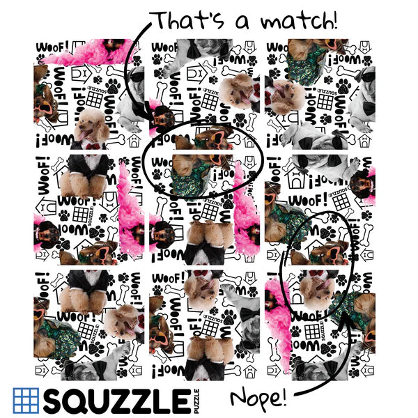 Squzzle Puzzle -- Dapper Dogs