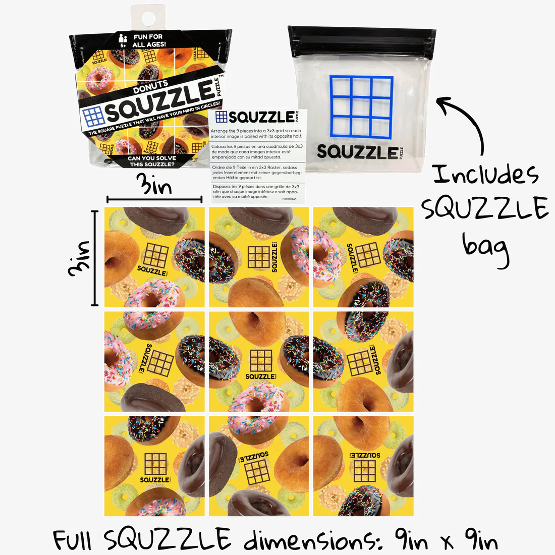 Squzzle Puzzle -- Donuts