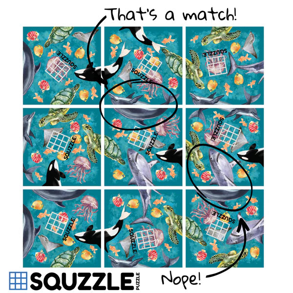 Squzzle Puzzle -- Ocean