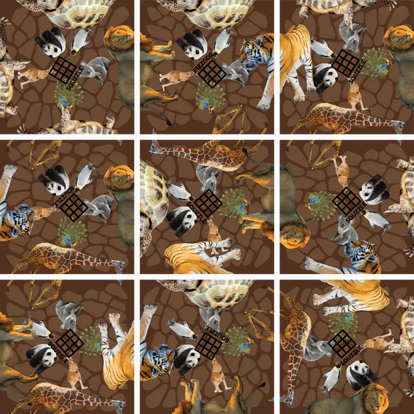 Squzzle Puzzle -- Zoo Animals