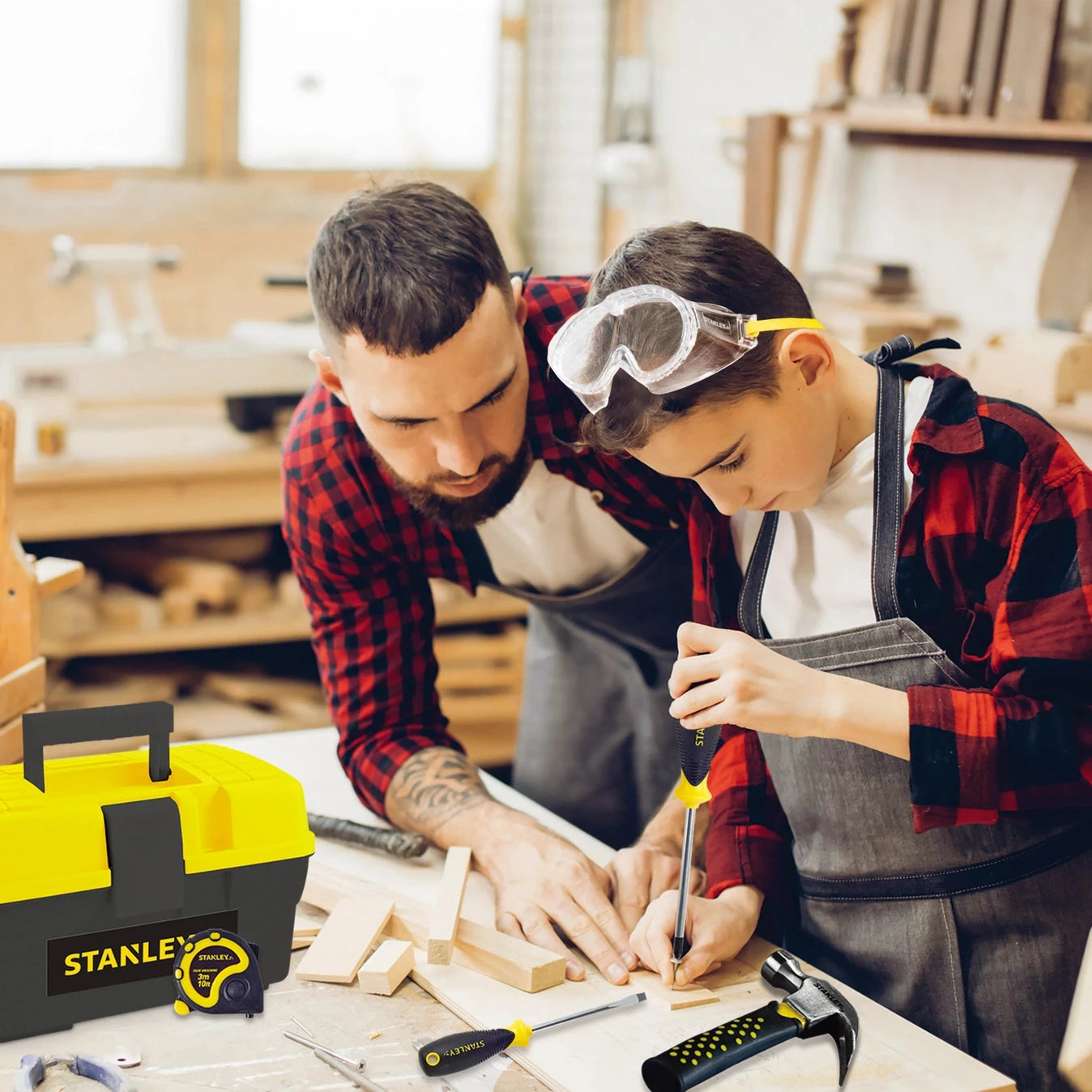 Stanley Jr. Five Piece Tool and Toolbox Set