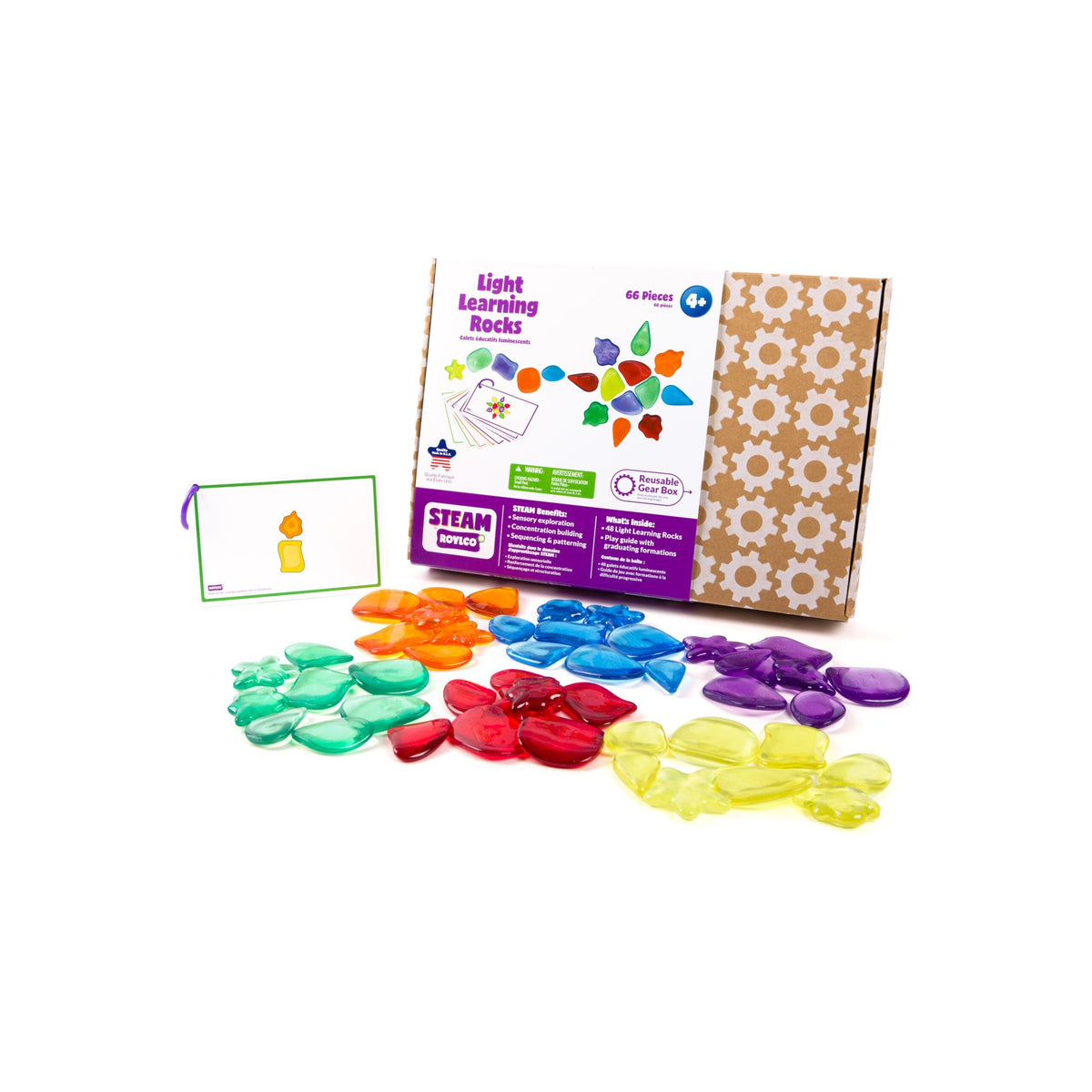 Steam Light Learning Rocks