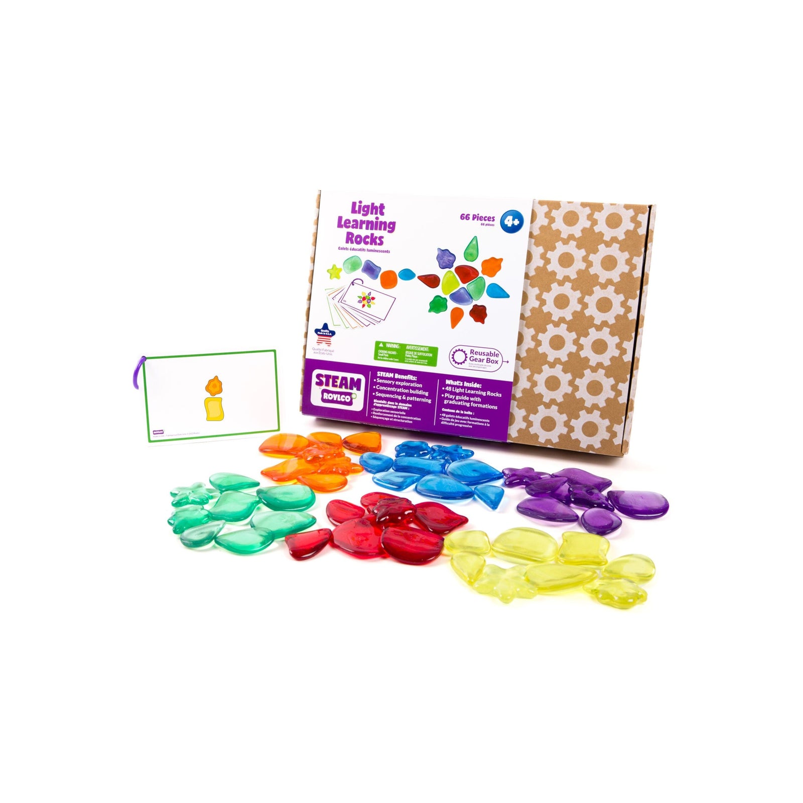 Steam Light Learning Rocks