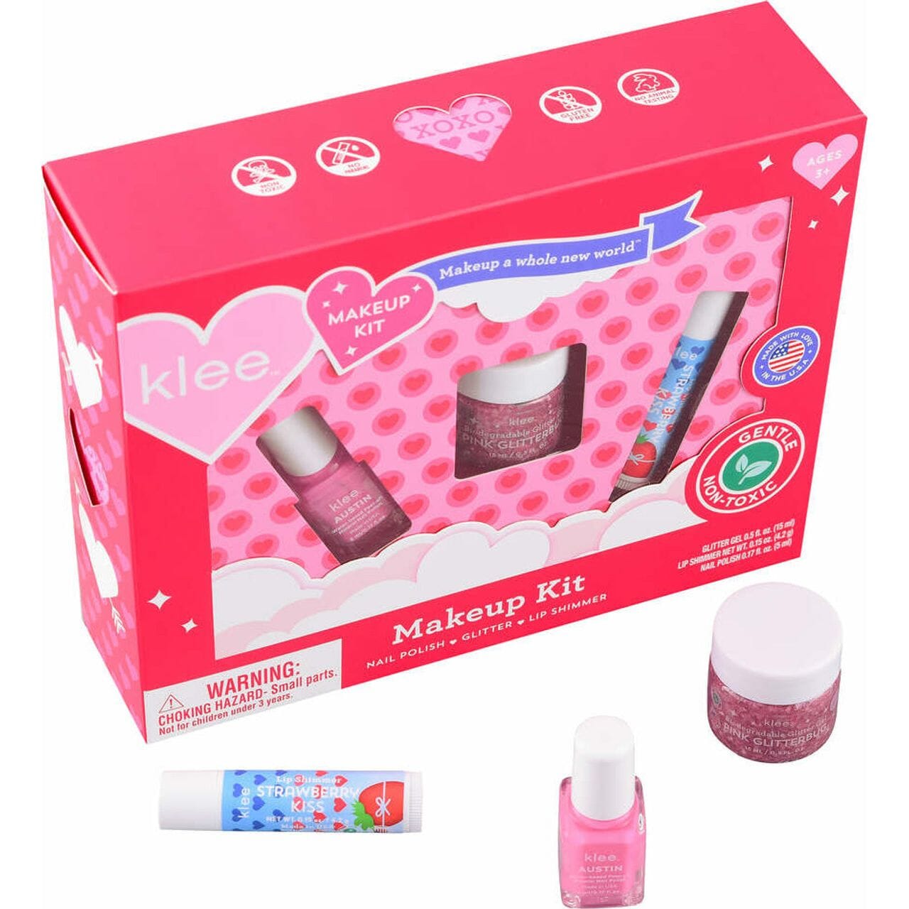 Sweetheart Smooches Makeup Kit by Klee Kids
