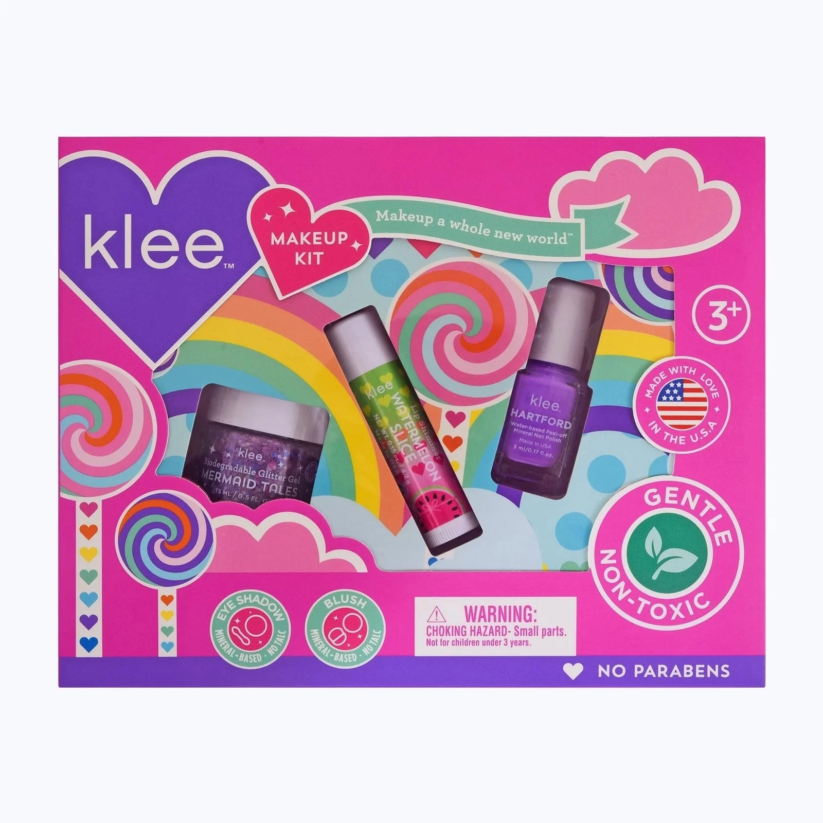Swirling Purple Makeup Kit with Bioglitter by Klee Kids
