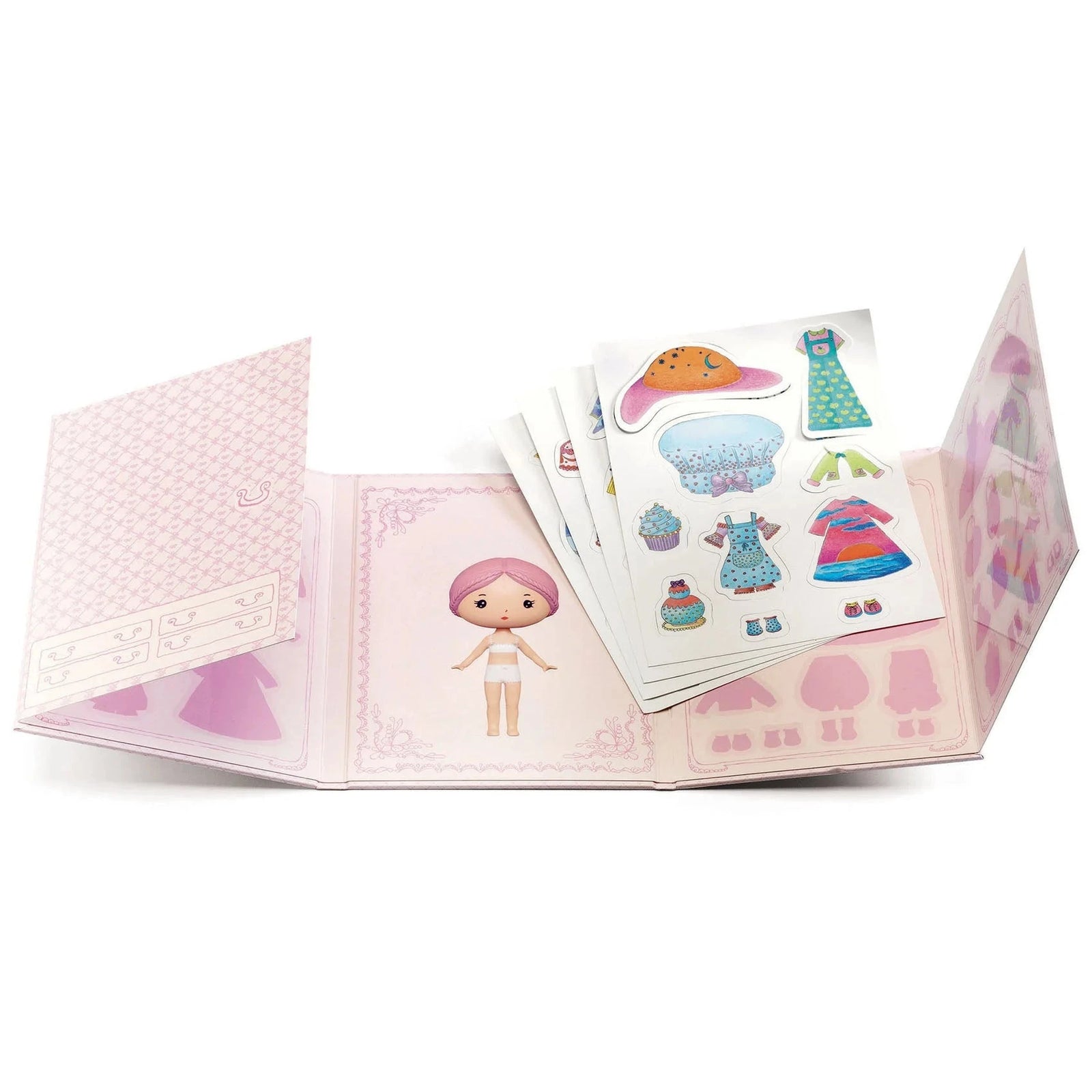 Tinyly by Djeco-- Miss Lilypink Removeable Stickers