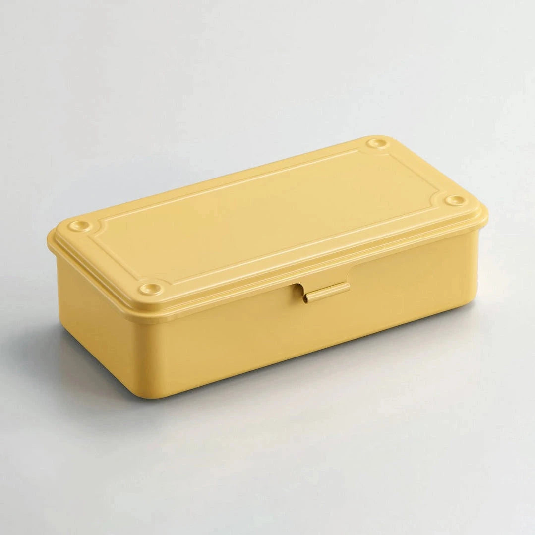 Toyo Steel Stackable Storage Box T-190 in Yellow
