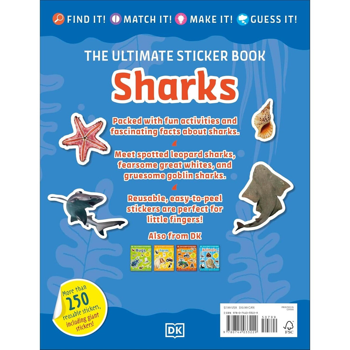 Ultimate Sticker Book: Sharks