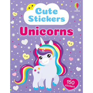 Usborne Cute Stickers-- Unicorns
