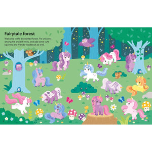 Usborne Cute Stickers-- Unicorns