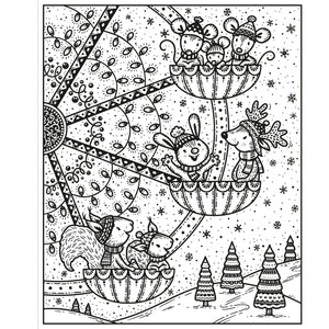 Usborne: Enchanted Christmas Magic Painting Book