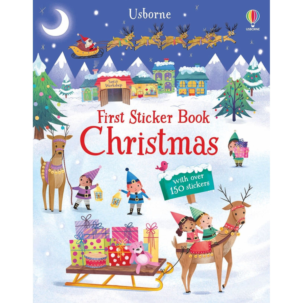 Usborne: First Sticker Book Christmas Book