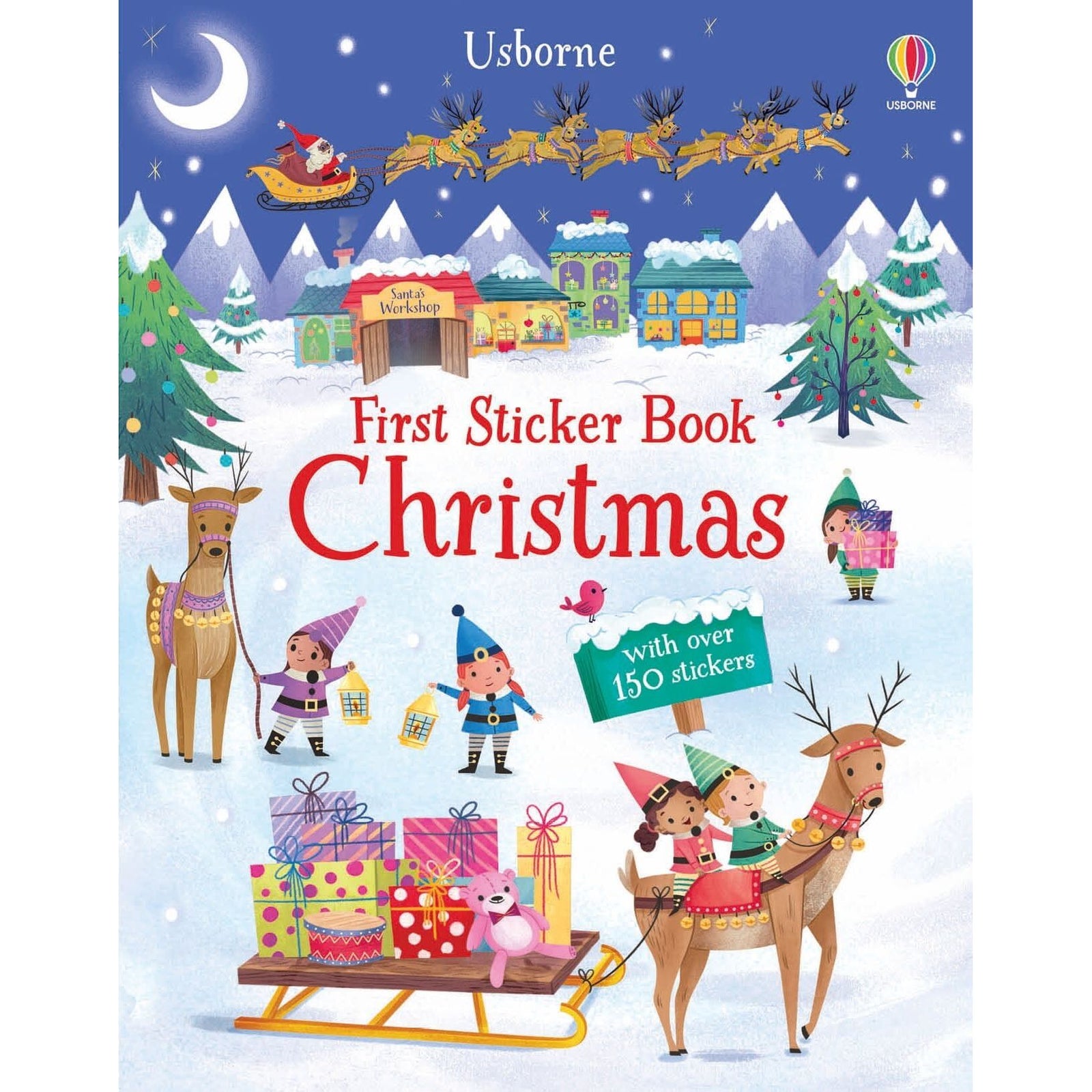 Usborne: First Sticker Book Christmas Book