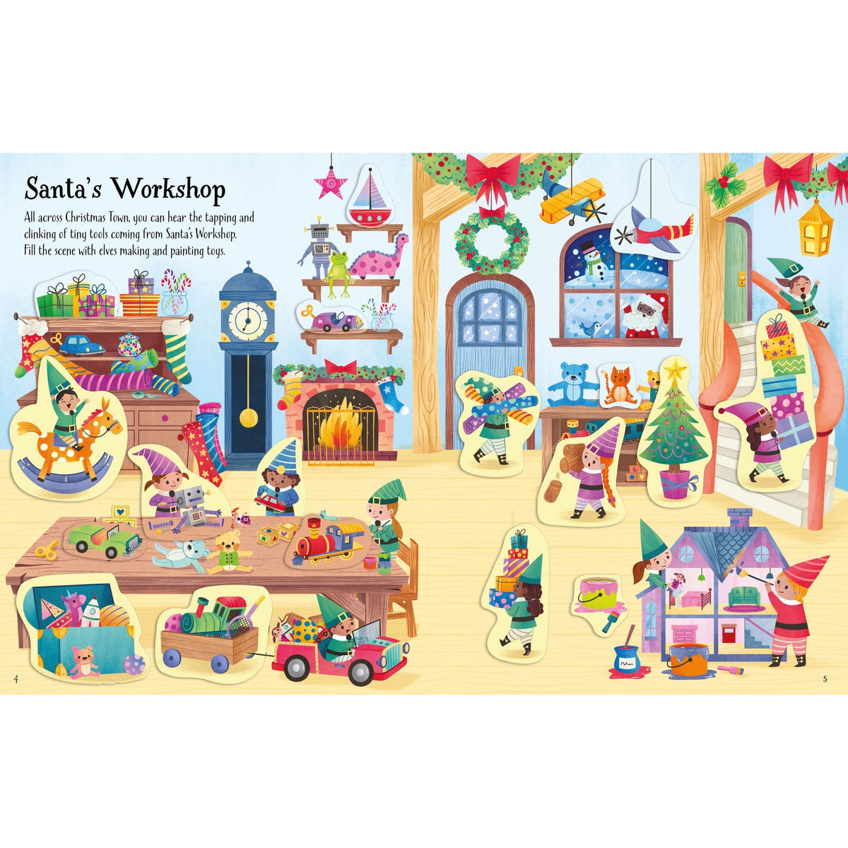 Usborne: First Sticker Book Christmas Book