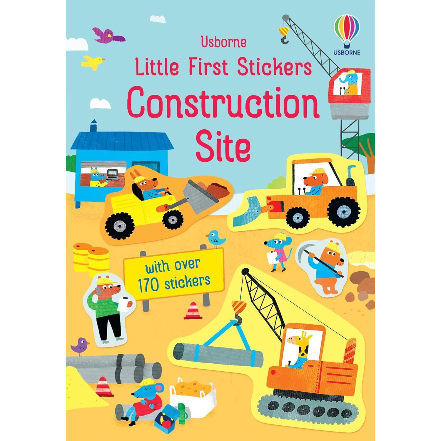 Usborne Little First Stickers: Construction Site