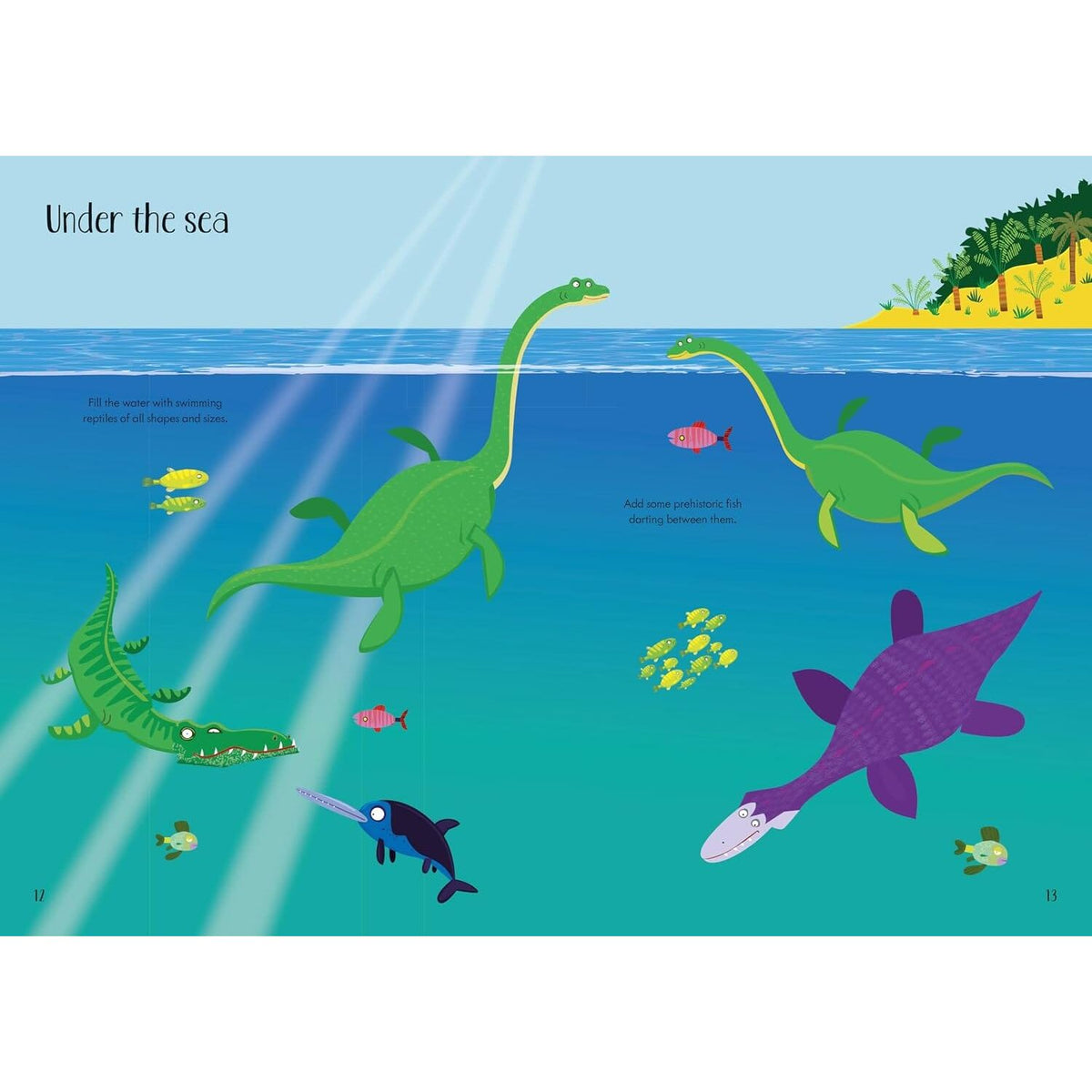 Usborne Little First Stickers: Dinosaurs