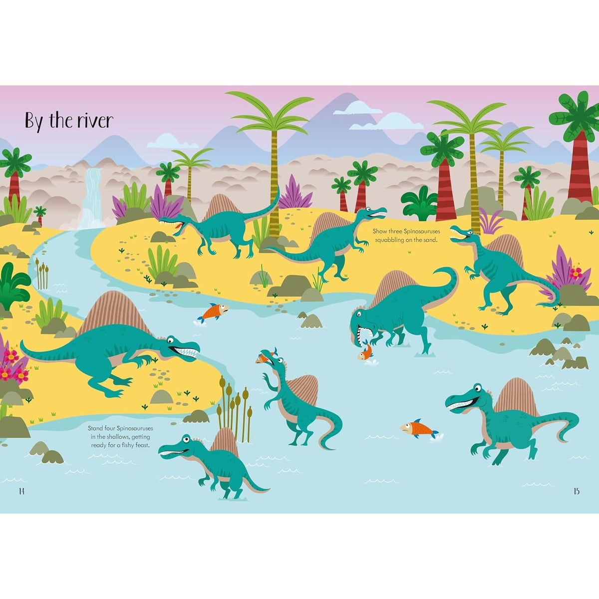 Usborne Little First Stickers: Dinosaurs