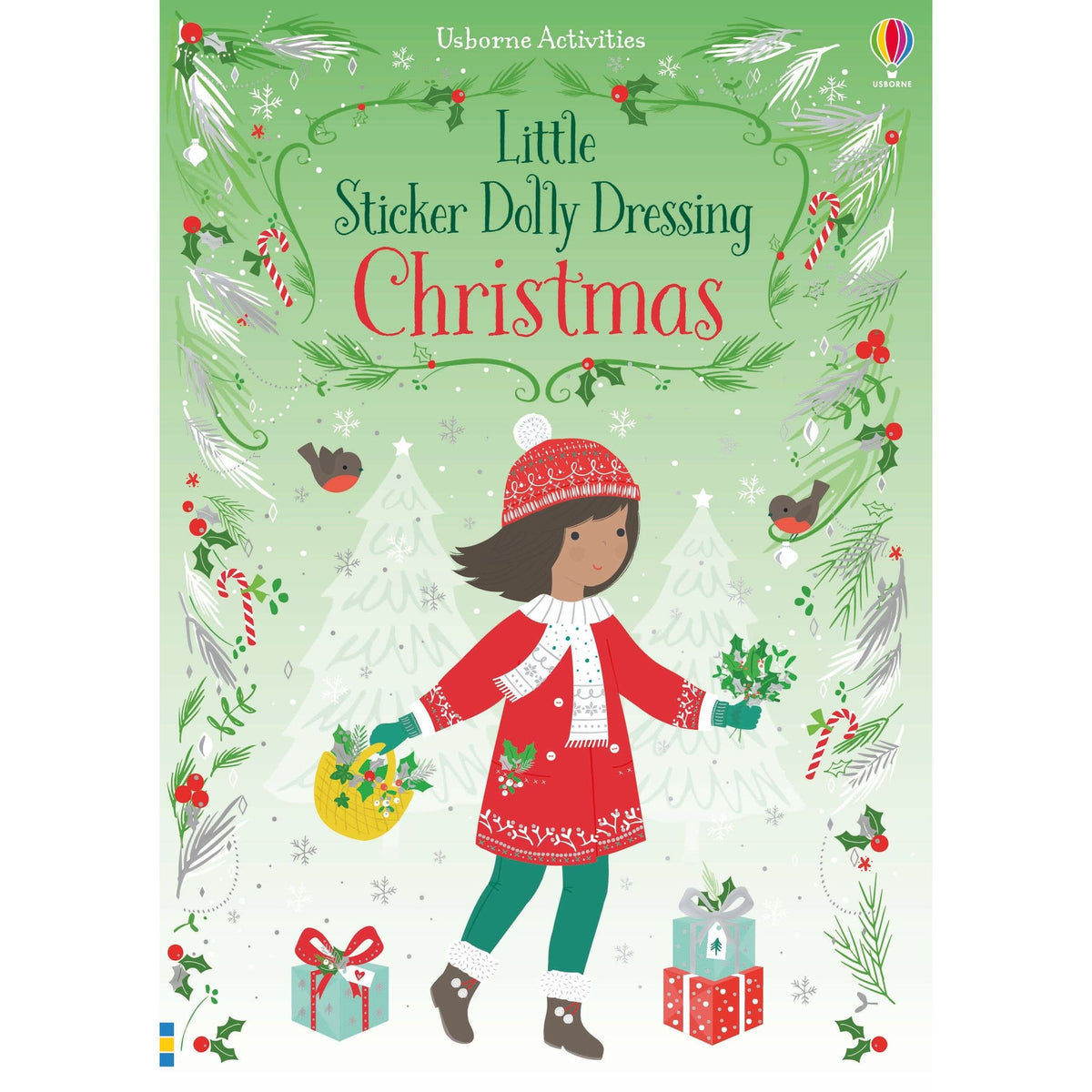 Usborne: Little Sticker Dolly Dressing Christmas Book