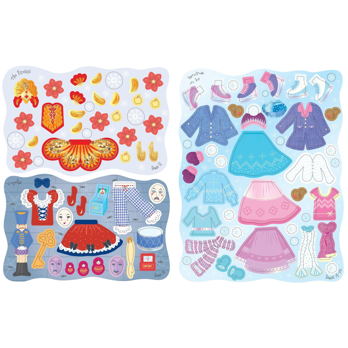 Usborne: Sticker Dolly Dressing Christmas Book