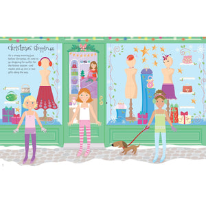 Usborne: Sticker Dolly Dressing Christmas Book