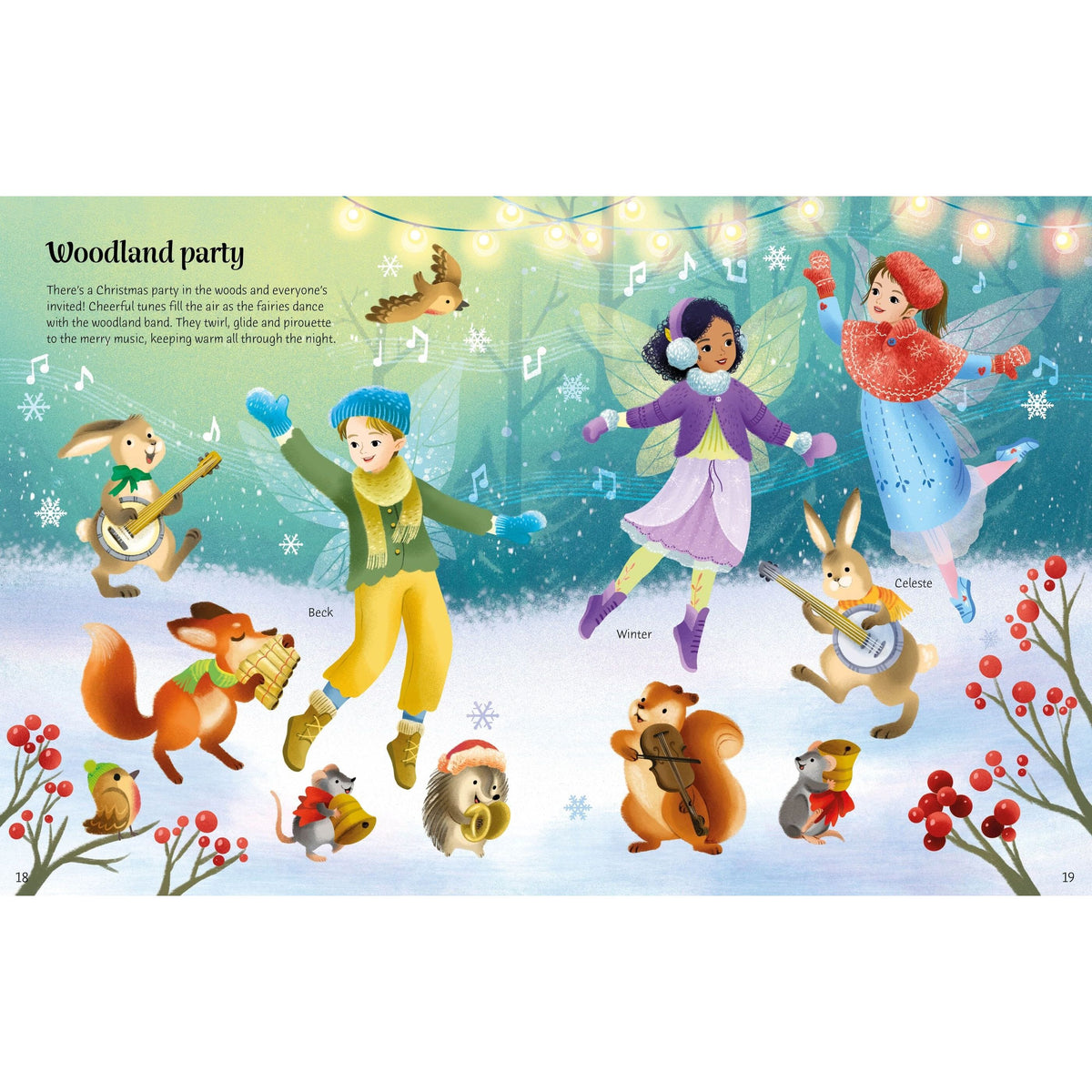 Usborne: Sticker Dolly Dressing Cozy Christmas Book