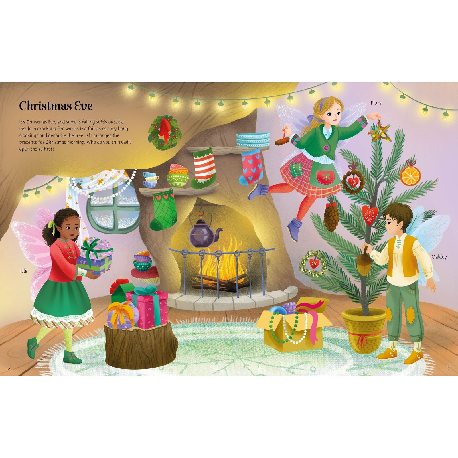 Usborne: Sticker Dolly Dressing Cozy Christmas Book