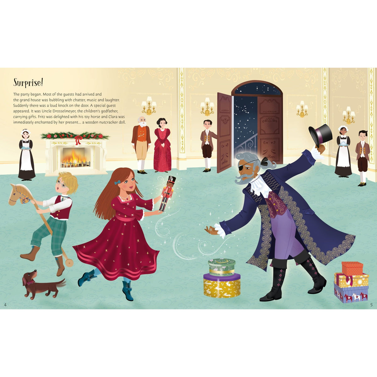 Usborne: Sticker Dolly Dressing The Nutcracker Book