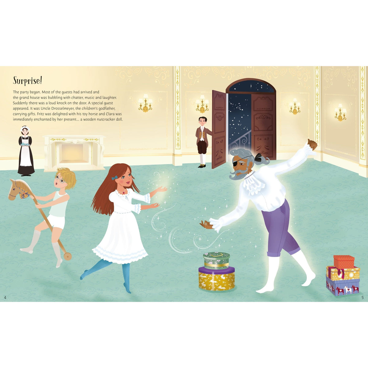 Usborne: Sticker Dolly Dressing The Nutcracker Book
