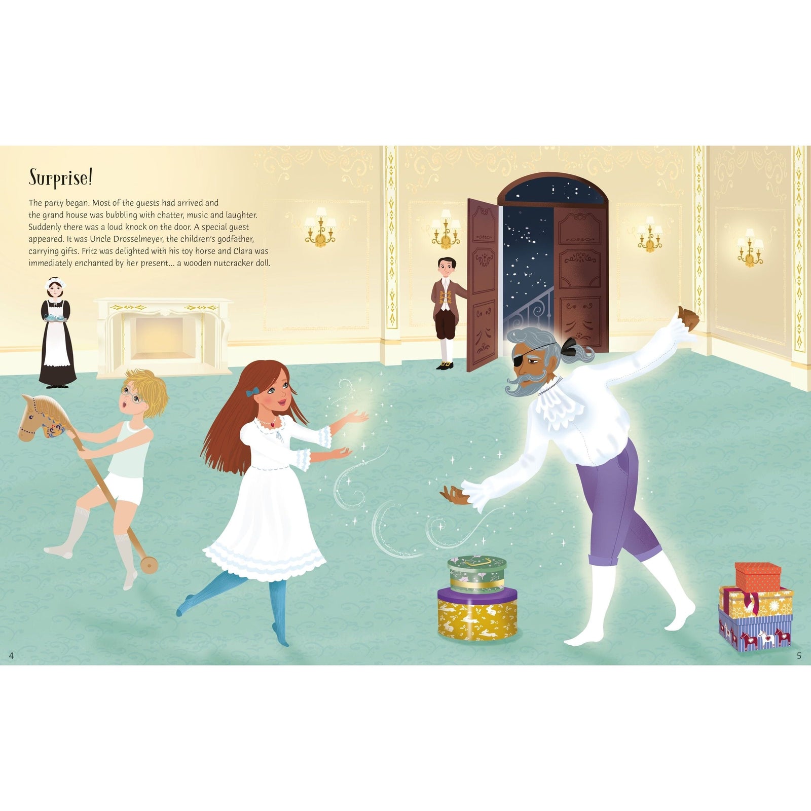 Usborne: Sticker Dolly Dressing The Nutcracker Book