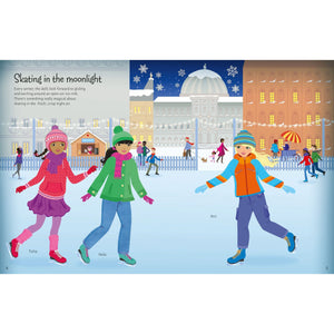 Usborne: Sticker Dolly Dressing Winter Wonderland Book