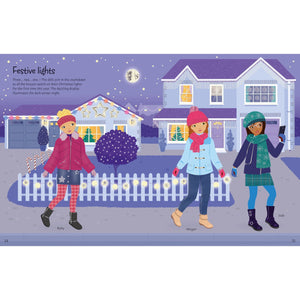 Usborne: Sticker Dolly Dressing Winter Wonderland Book