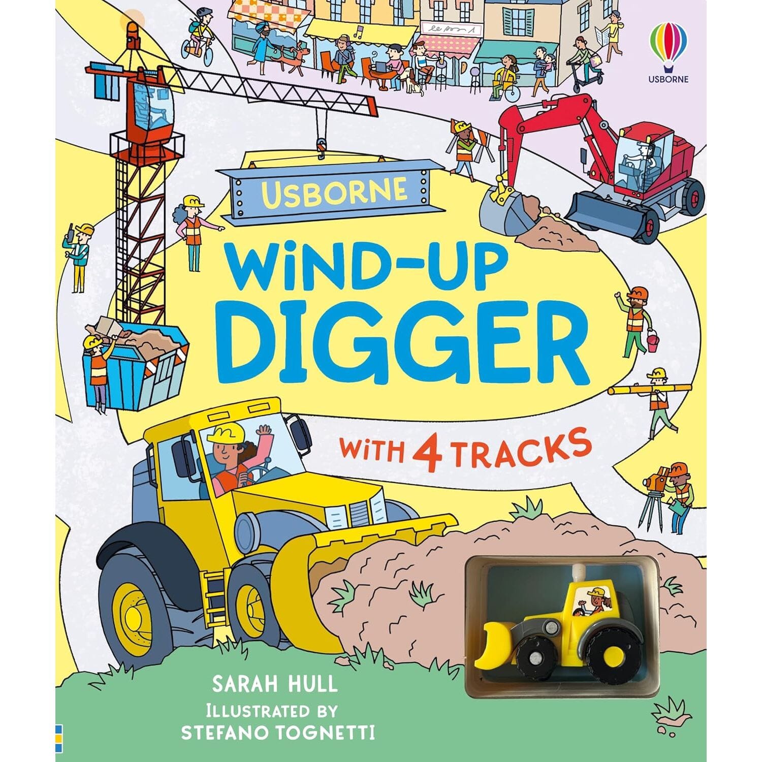 Usborne Wind-Up Digger Book and Toy Combo