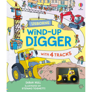 Usborne Wind-Up Digger Book and Toy Combo