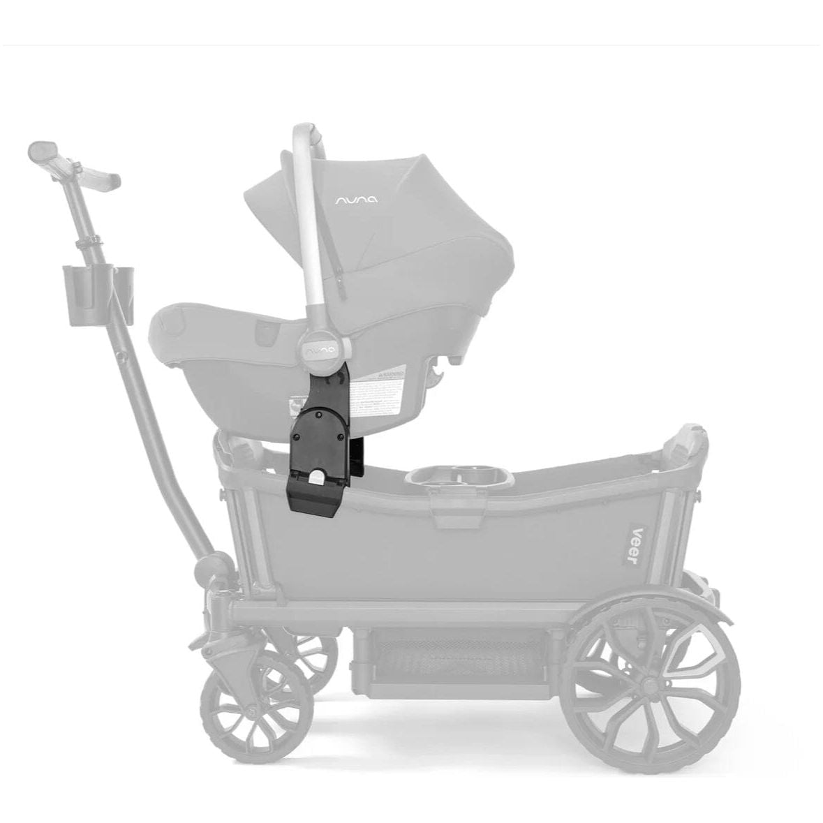 stroller wagon with infant car seat adapter Veer Cruiser Infant Car Seat Adapter