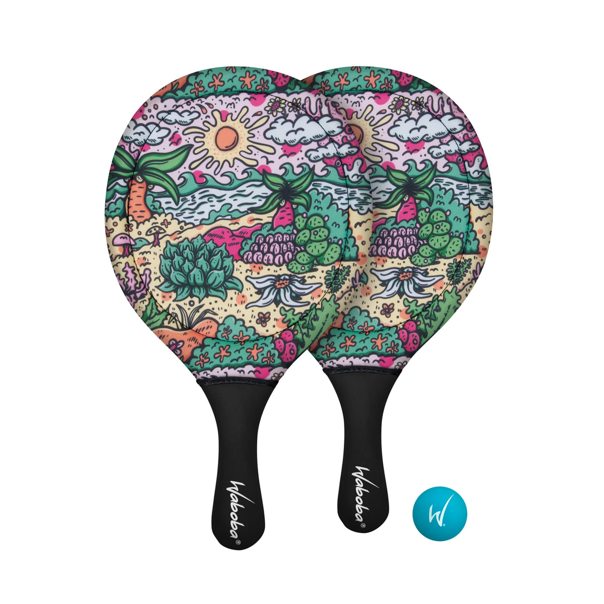 Waboba Beach Paddle Ball Set-- Tropical