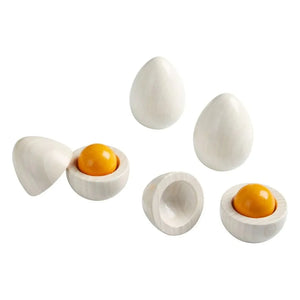 Wooden Eggs with Removable Yolk by Haba