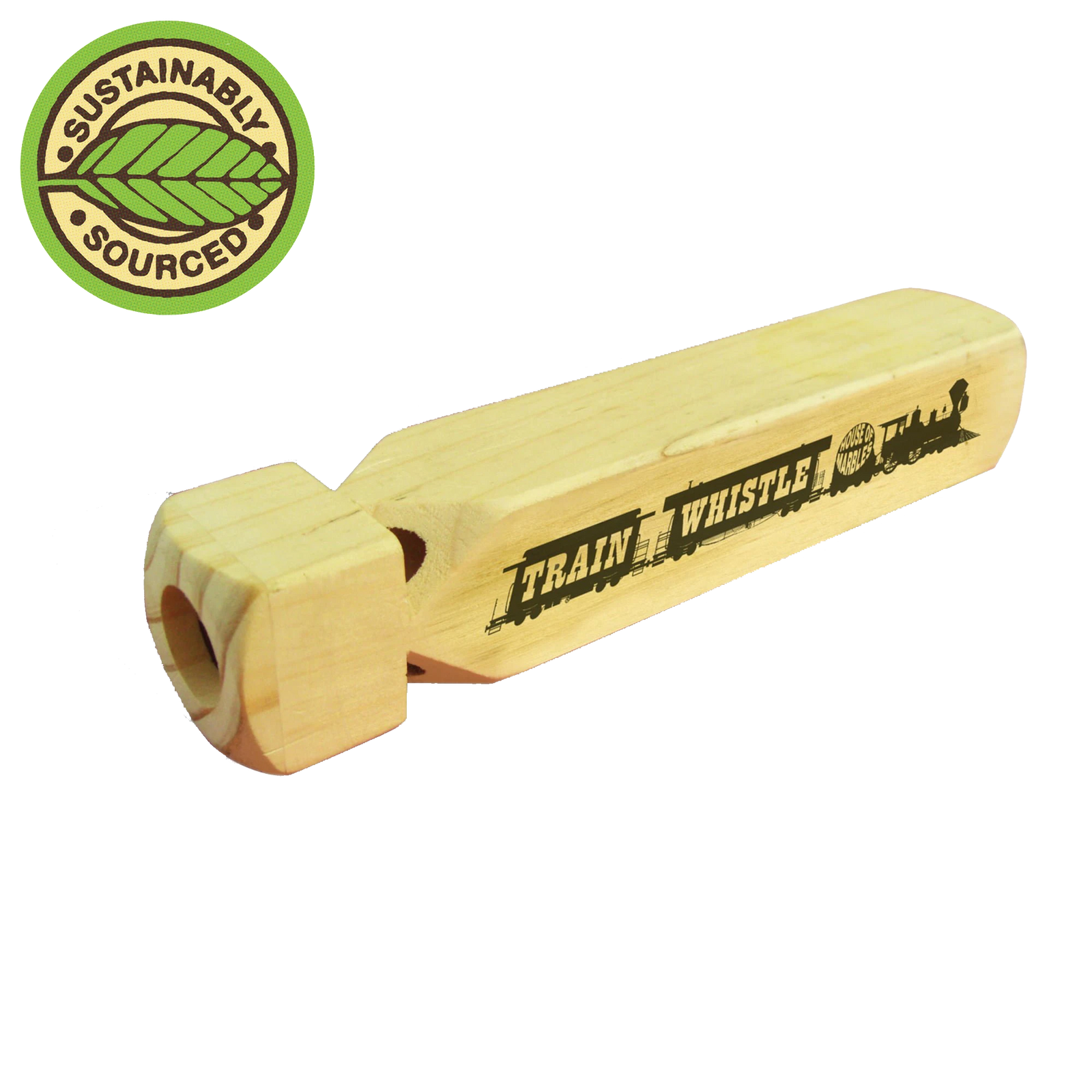 Wooden Train Whistle