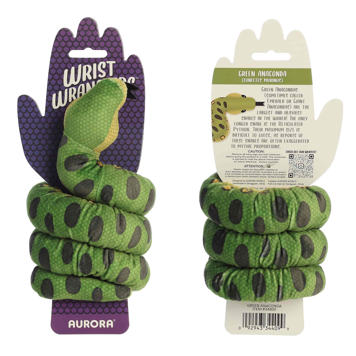 Wrist Wranglers Green Anaconda