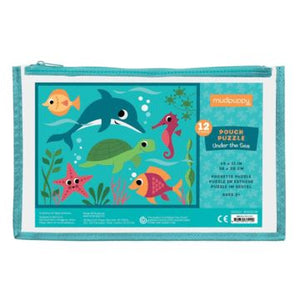 12-Piece Puzzle Pouch -- Under the Sea