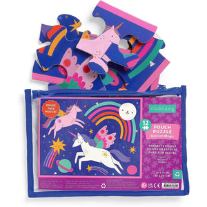 12-Piece Puzzle Pouch -- Unicorn Magic